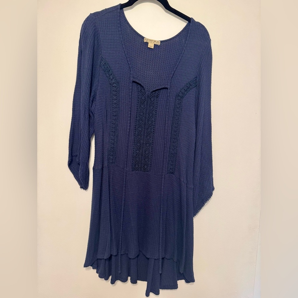 Energie Navy Waffle Tunic